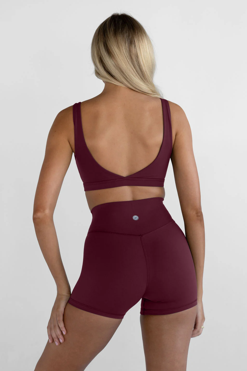 4" Sculpt Bike Shorts - Cherry Cola - Image 2