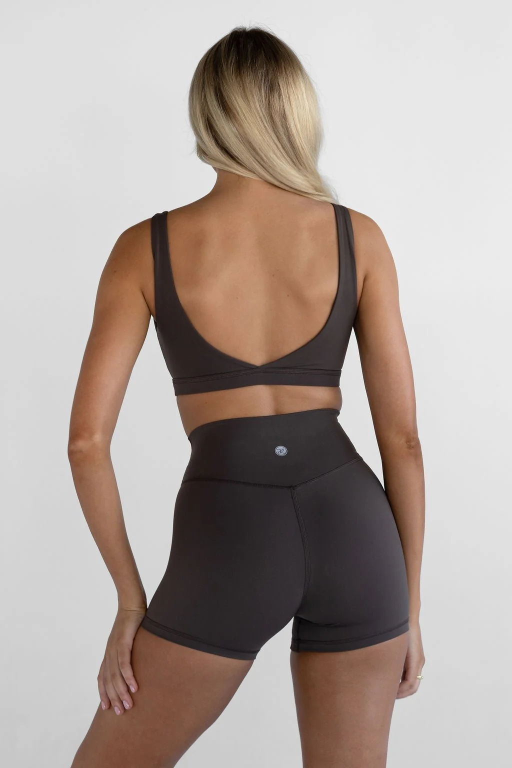 4" Sculpt Bike Shorts - Dark Chocolate - Image 2
