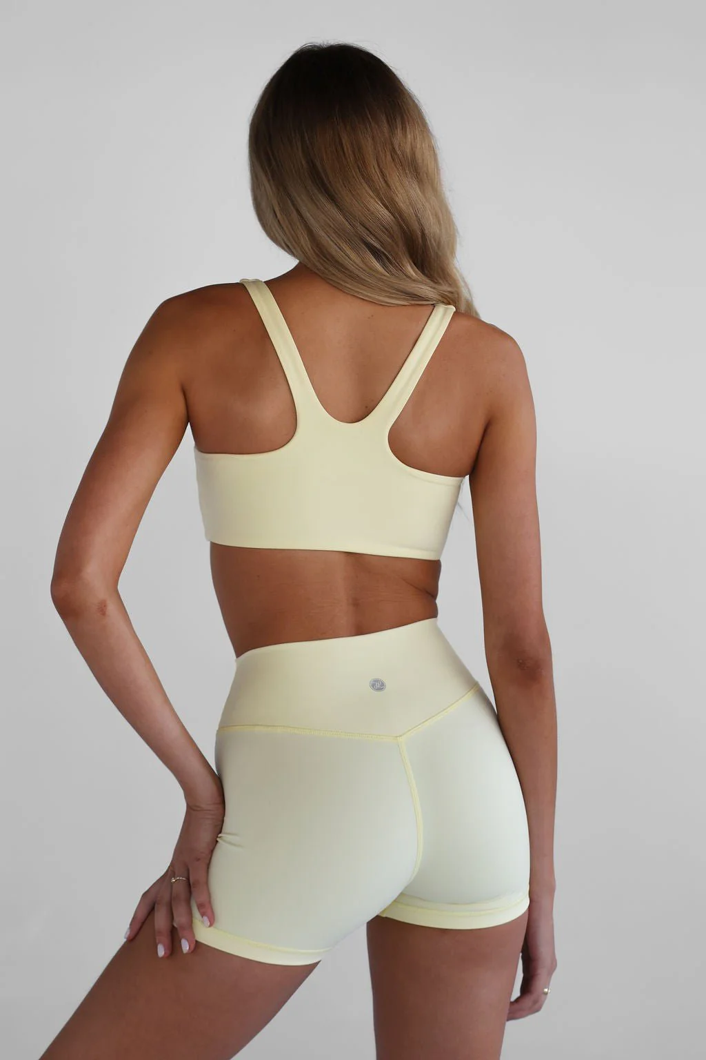 4" Sculpt Bike Shorts - Lemontini - Image 2