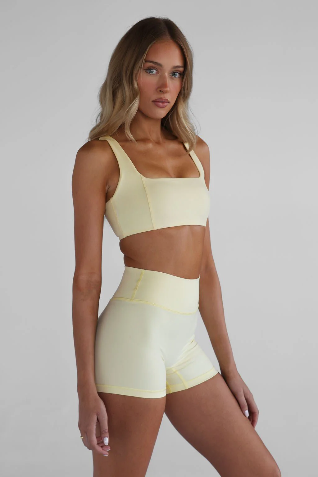 4" Sculpt Bike Shorts - Lemontini - Image 4