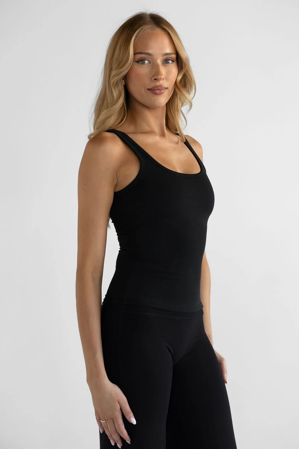 Bamboo Cami - Black - Image 5