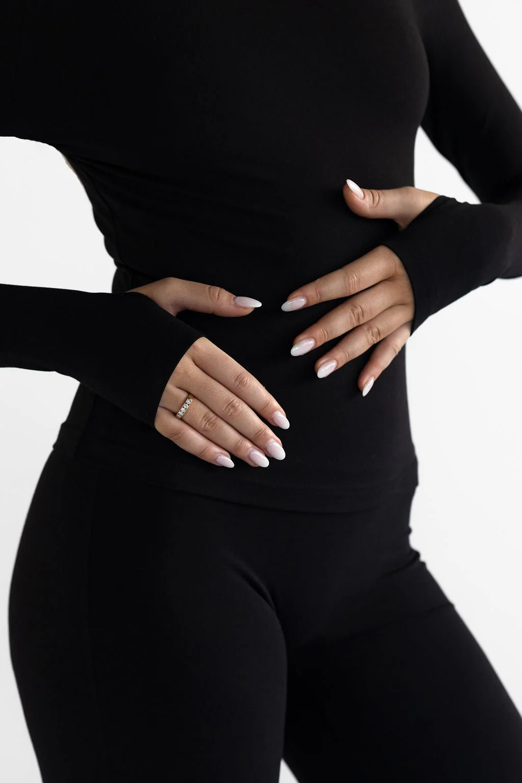 Bamboo Long Sleeve - Black - Image 2