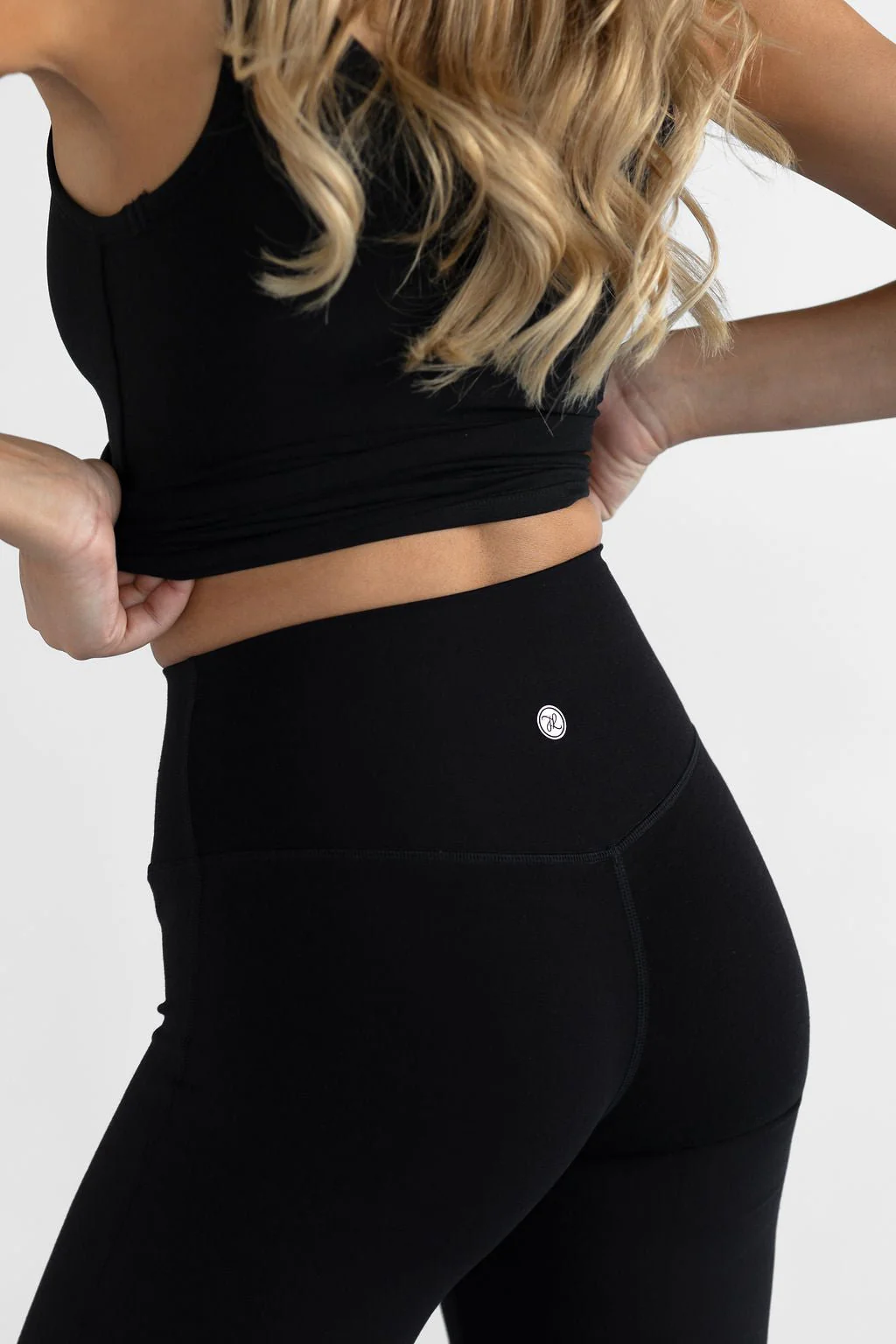 Bamboo Wide Leg Pants - Black - Image 5