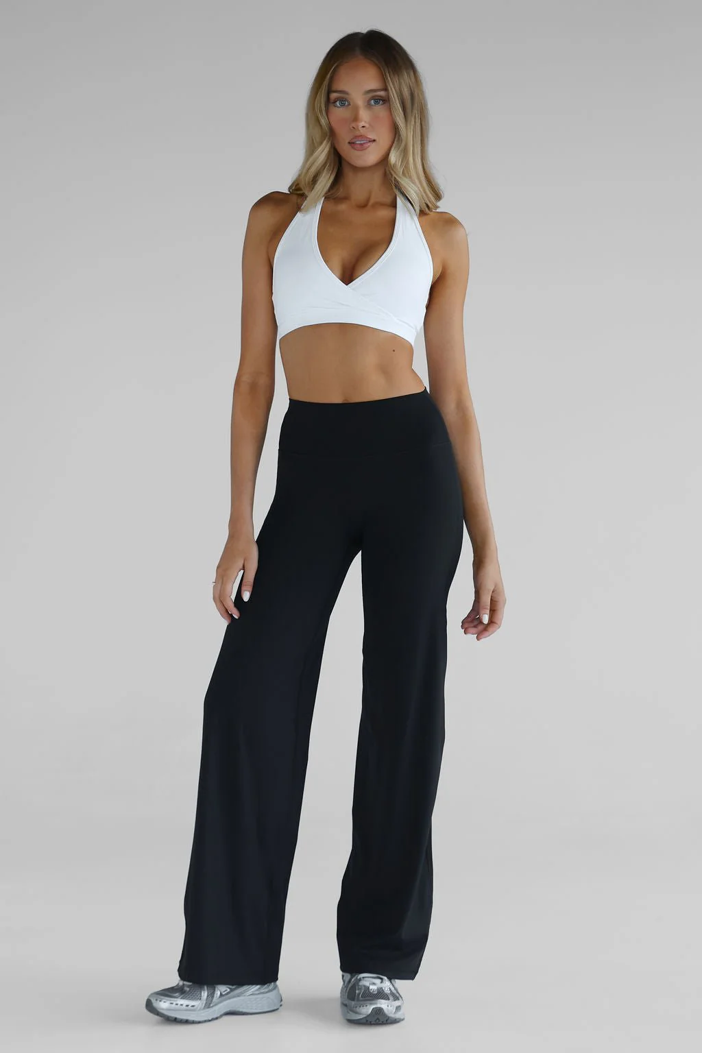 Sculpt Wide Leg Pants - Black - Image 5