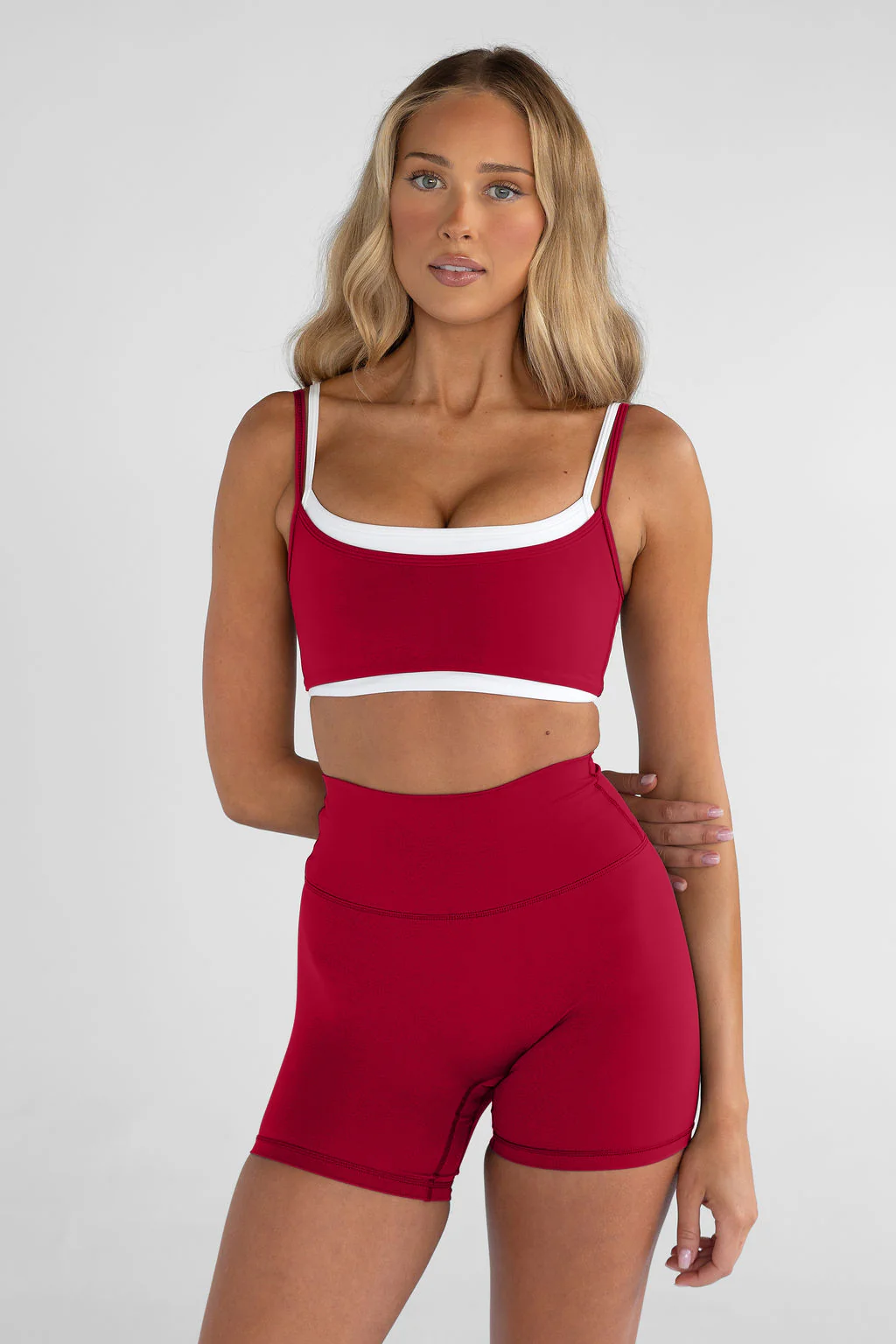 Double Layer Crop - Cherry