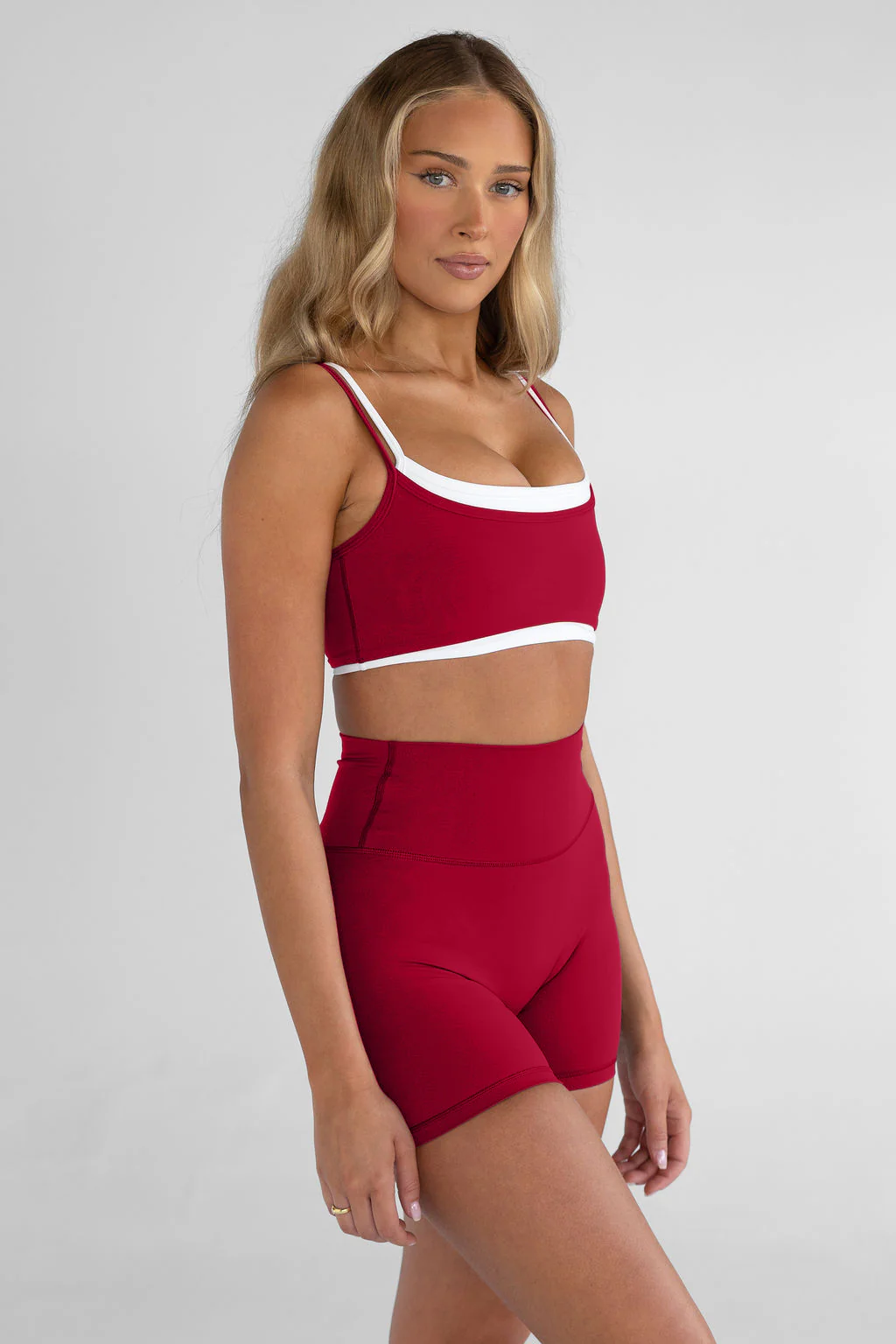 Double Layer Crop - Cherry - Image 2