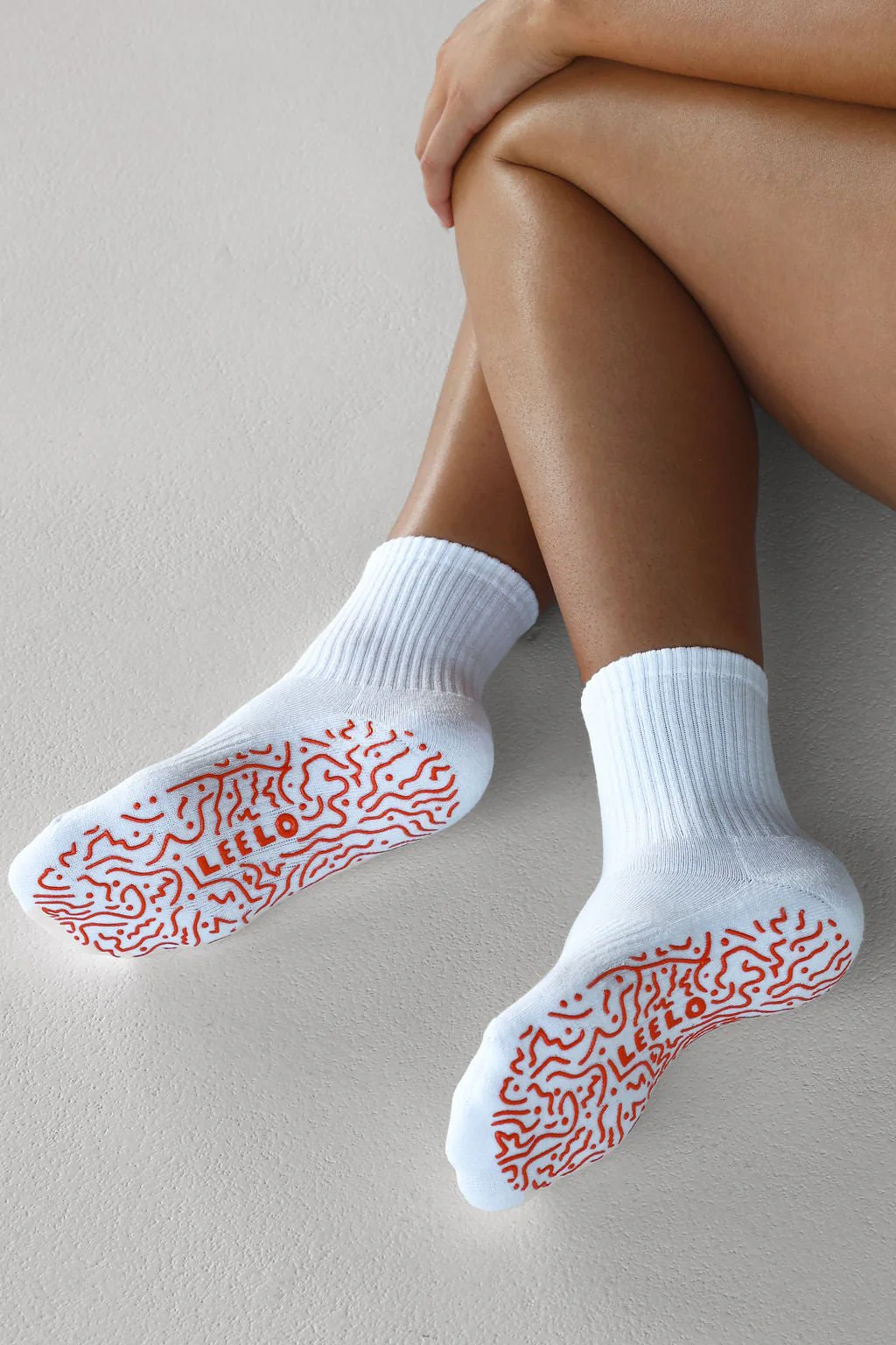 Grip Socks - The Design Collection - Orange - Image 4