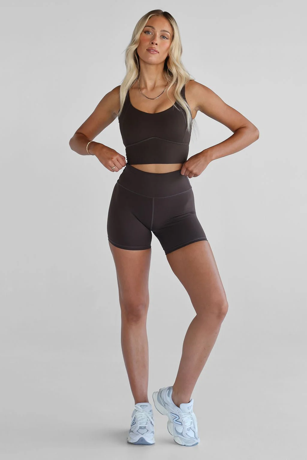 Mocha Luxe Longline Crop - Image 2