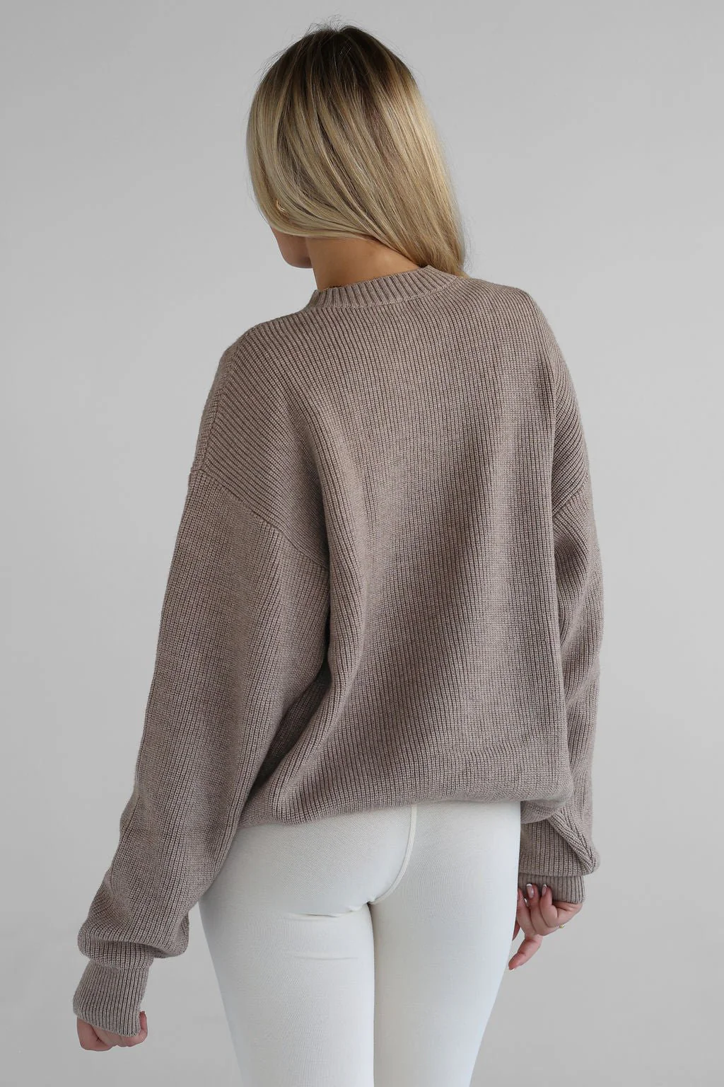 Natural Cotton Cosy Knit - Almond - Image 3