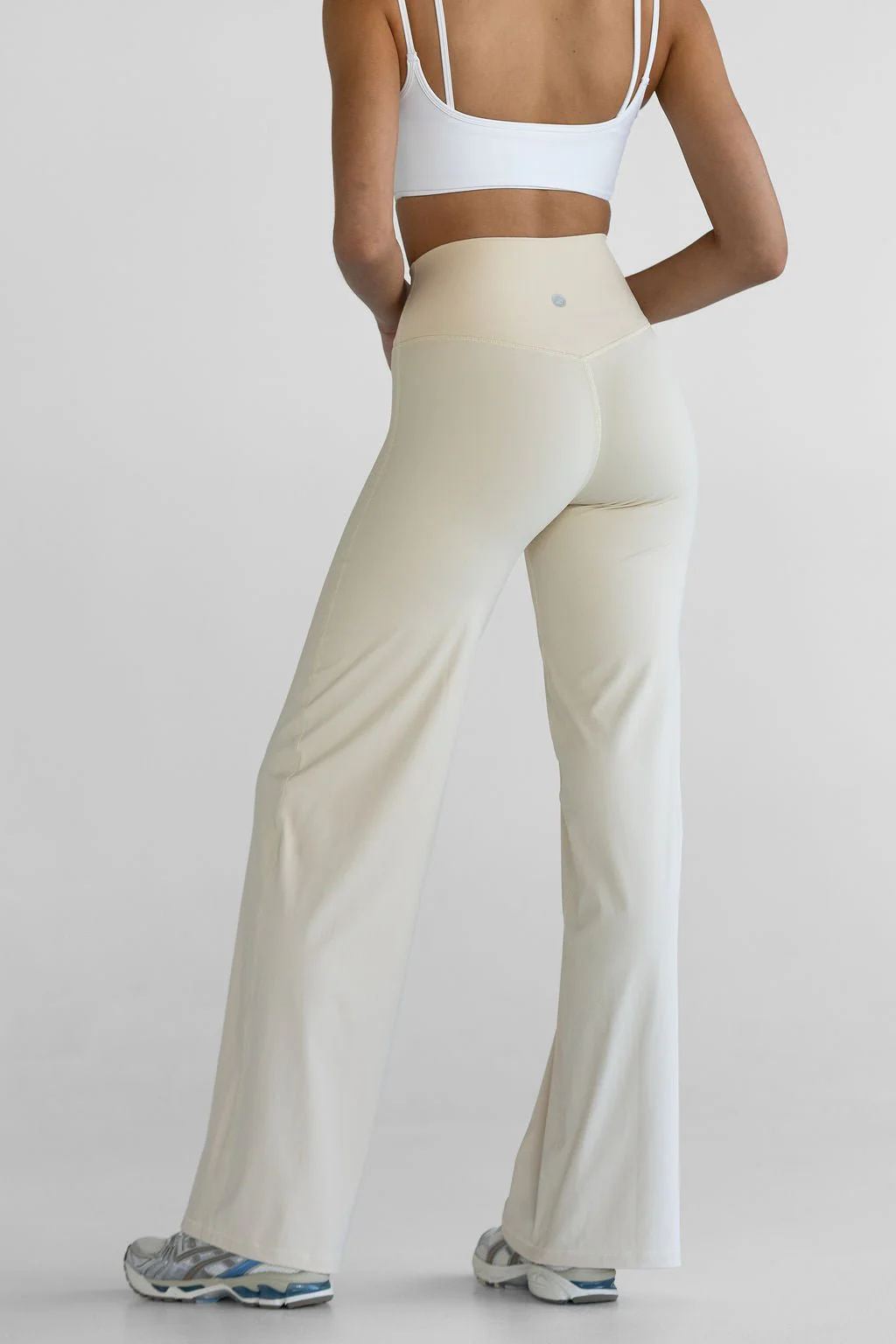PETITE Sculpt Wide Leg Pants - French Vanilla - Image 4