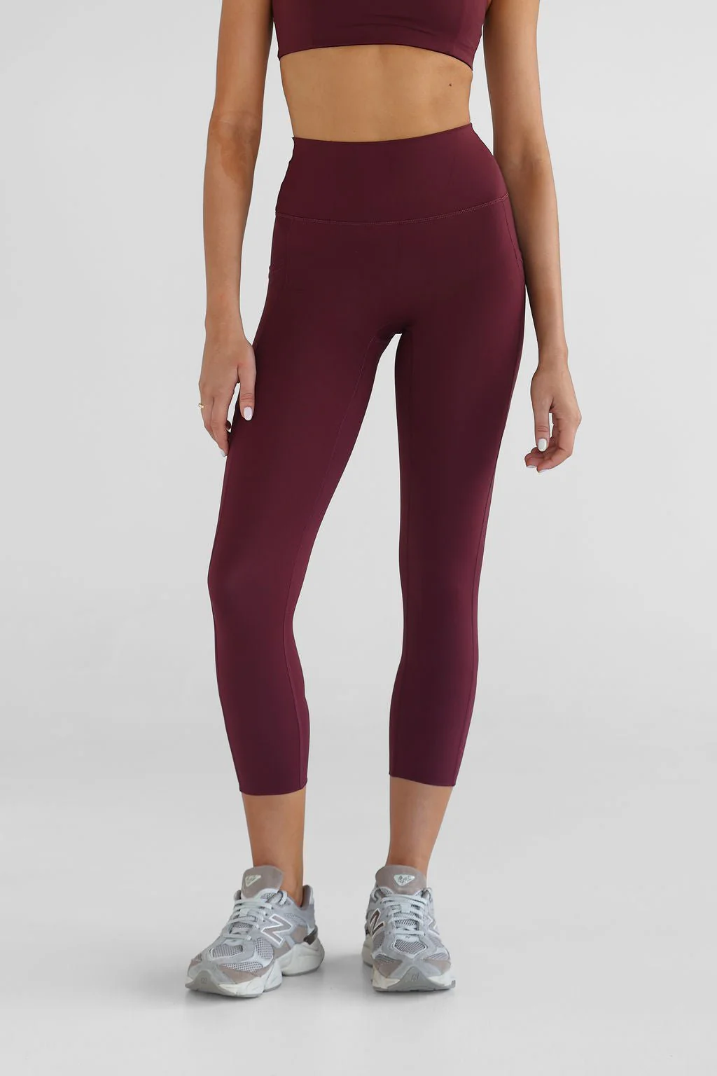 SCULPT 7/8 Pocket Leggings - Cherry Cola - Image 3