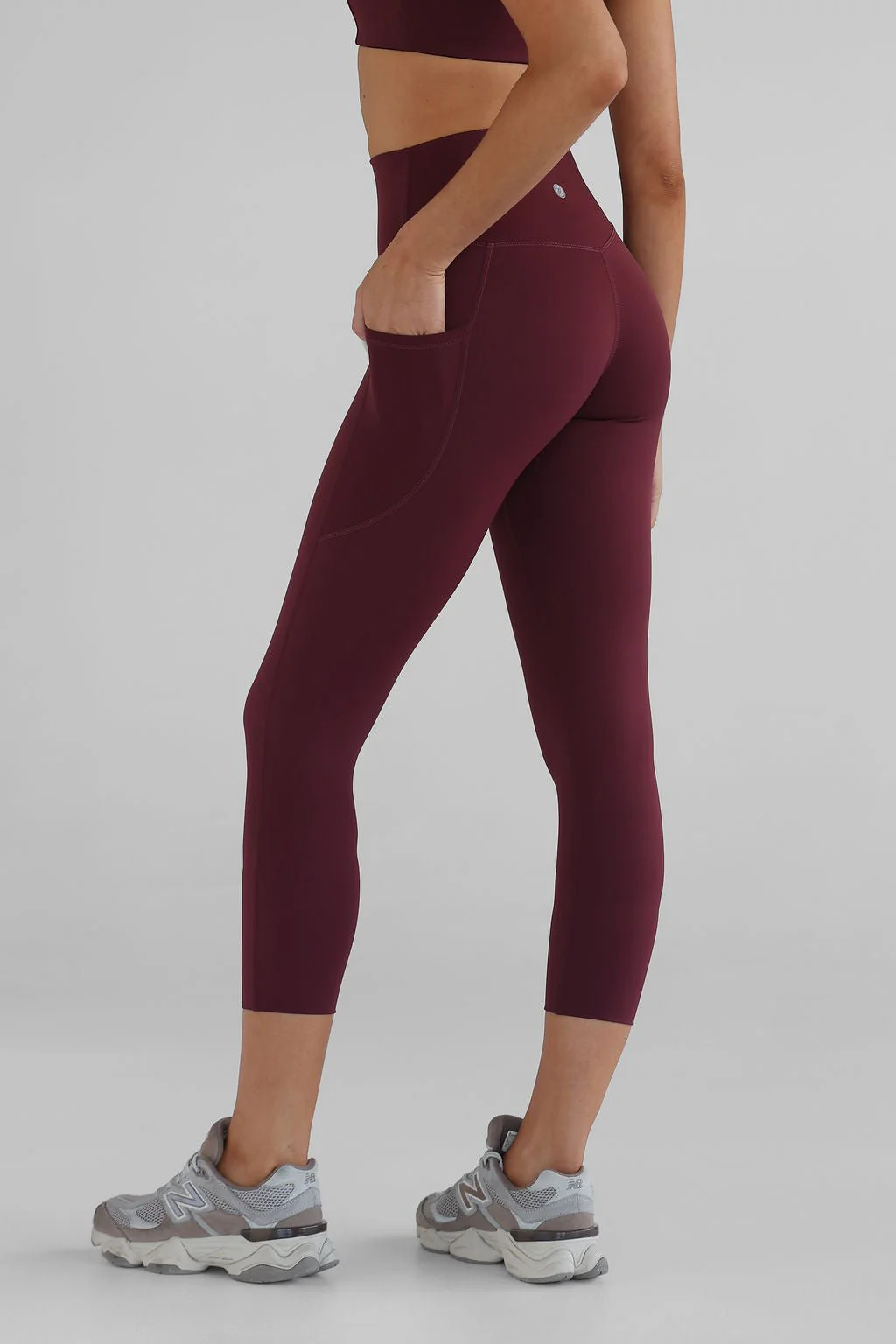 SCULPT 7/8 Pocket Leggings - Cherry Cola - Image 5