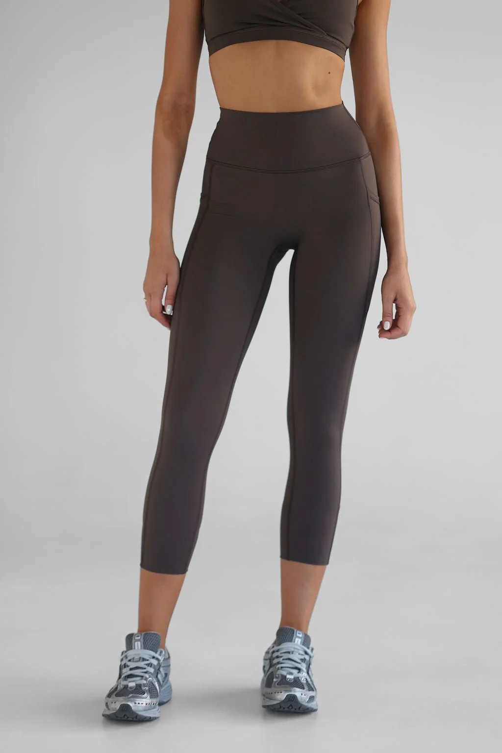 SCULPT 7/8 Pocket Leggings - Dark Chocolate - Image 3