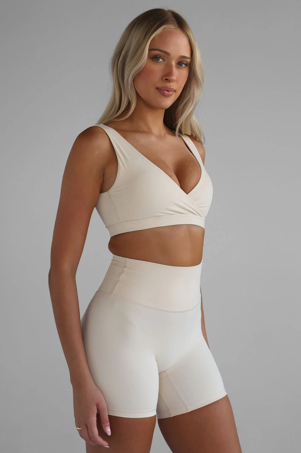 SCULPT Bike Shorts - French Vanilla - Image 3