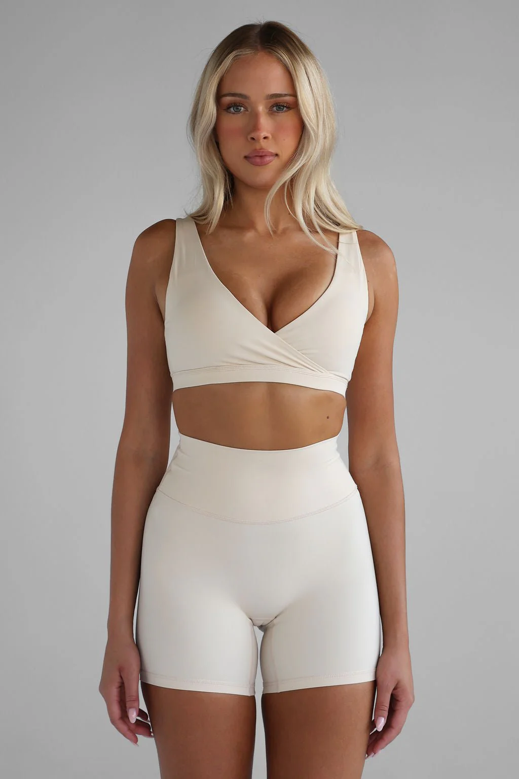 SCULPT Bike Shorts - French Vanilla - Image 4
