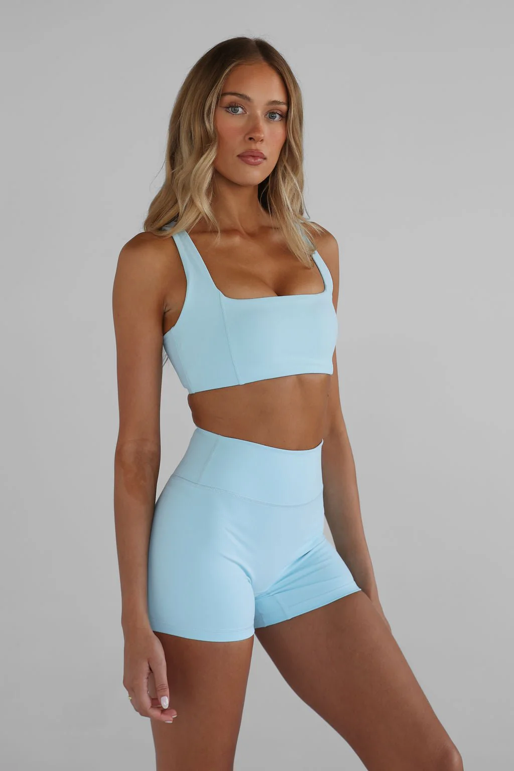 SCULPT Bike Shorts - Ice Blue - Image 3