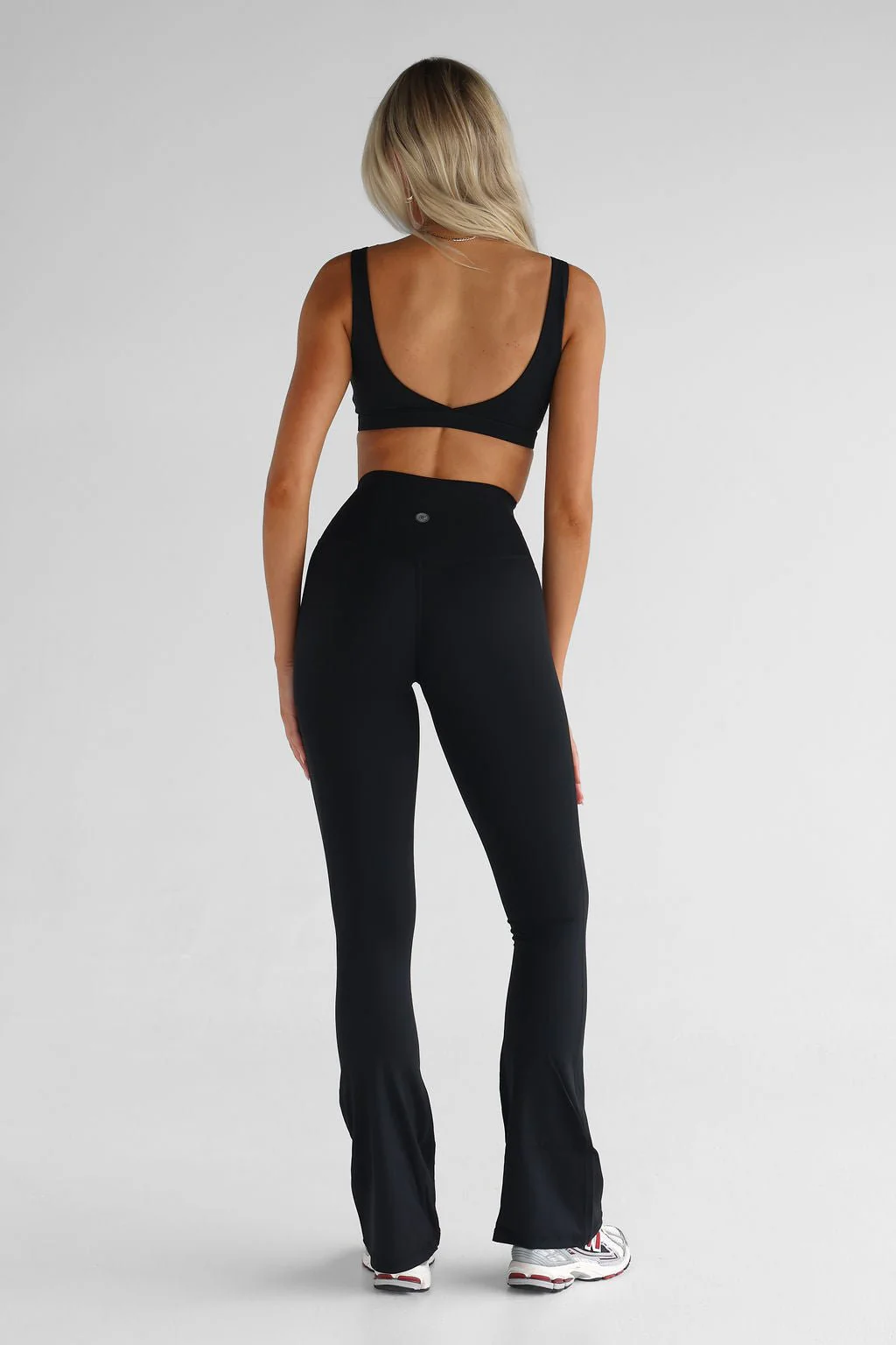 SCULPT Flare Leggings - Black - Image 4