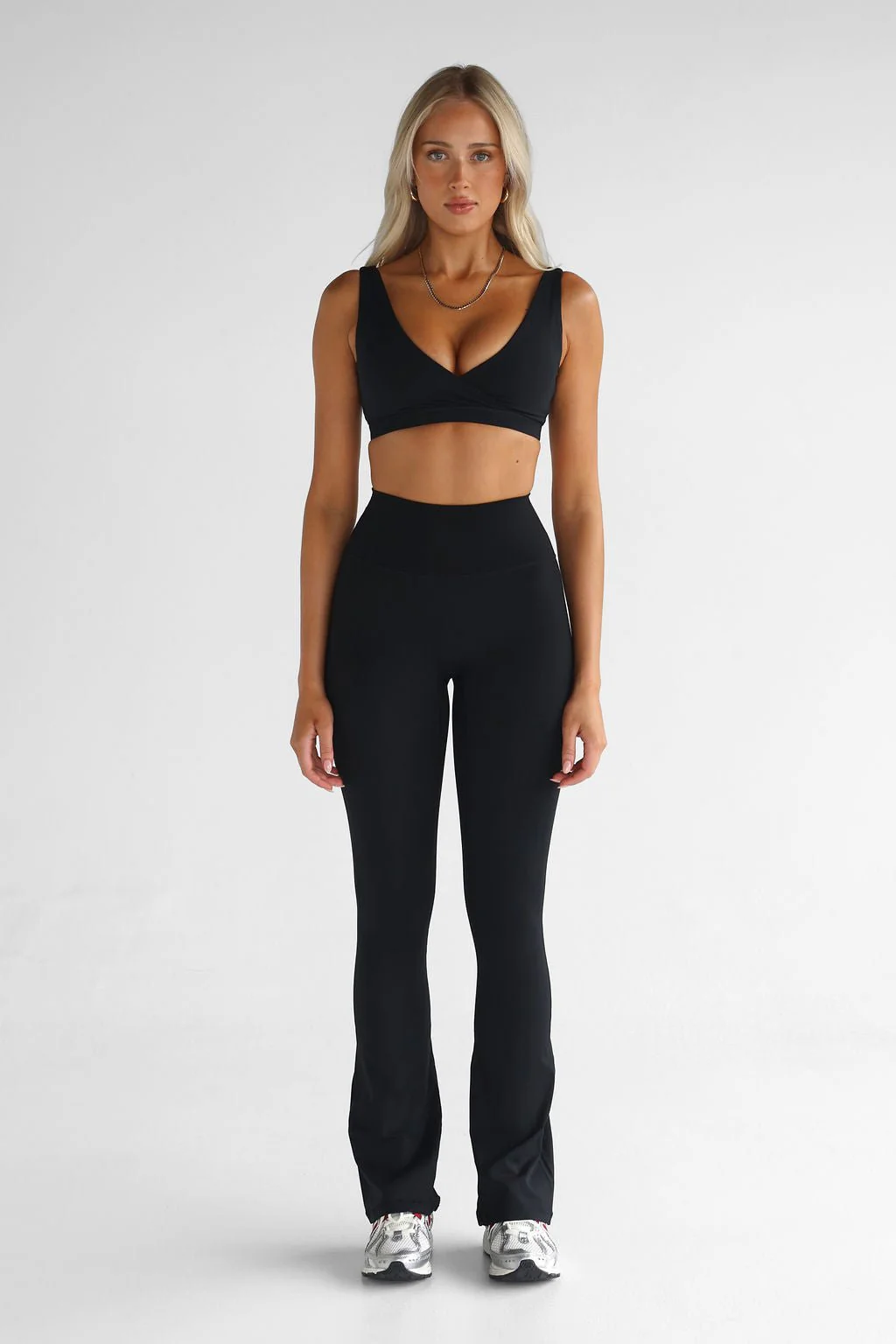 SCULPT Flare Leggings - Black - Image 6