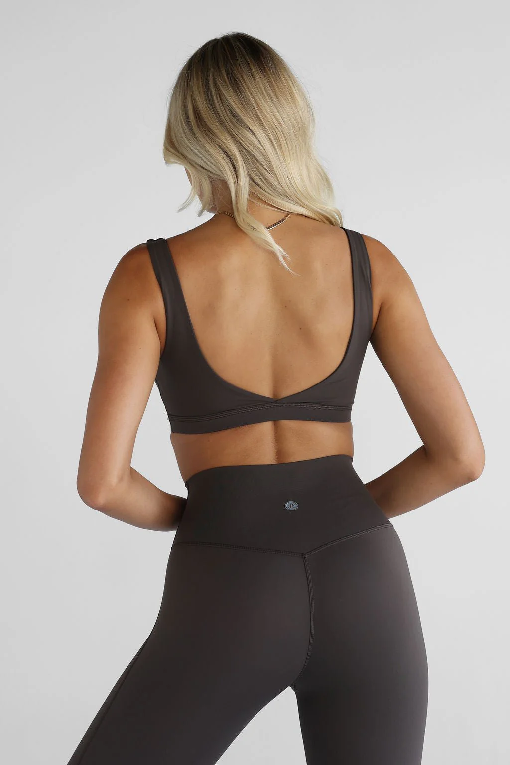 SCULPT Flare Leggings - Dark Chocolate - Image 3