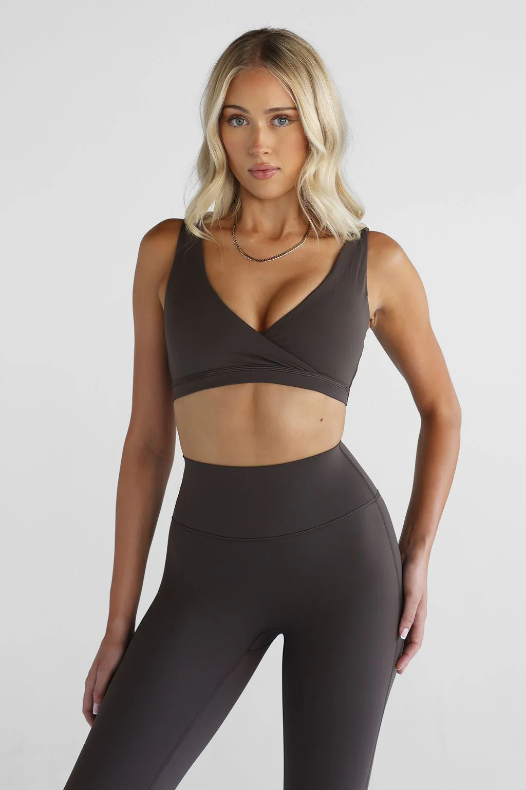 SCULPT Flare Leggings - Dark Chocolate - Image 5