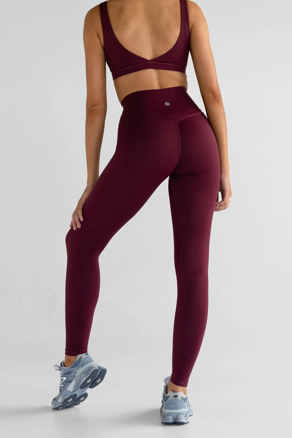 SCULPT Full Length Leggings - Cherry Cola - Image 2