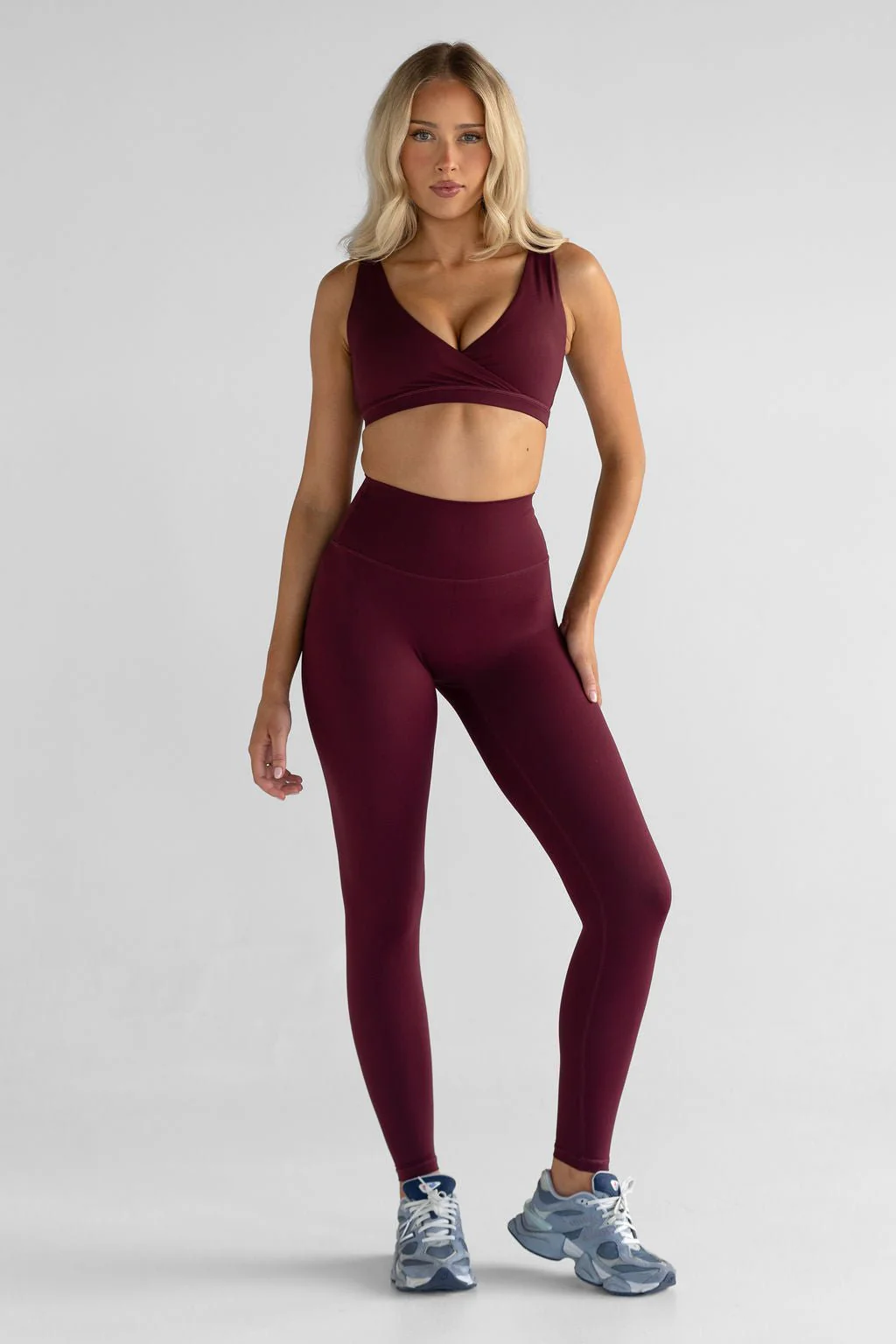 SCULPT Full Length Leggings - Cherry Cola - Image 3