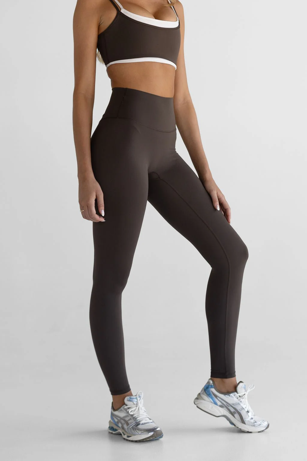 SCULPT Full Length Leggings - Dark Chocolate - Image 3