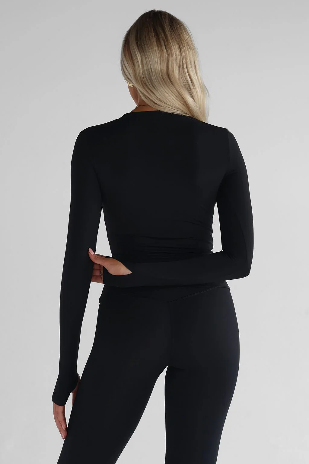SCULPT Full Length Long Sleeve - Black - Image 3