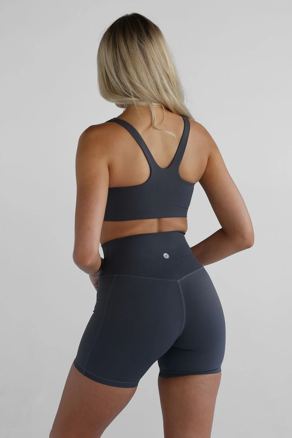 SCULPT Pocket Bike Shorts - Ash - Image 4