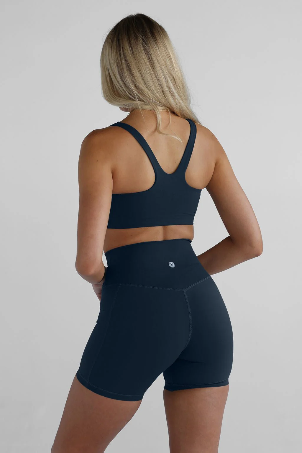 SCULPT Pocket Bike Shorts - Navy - Image 4