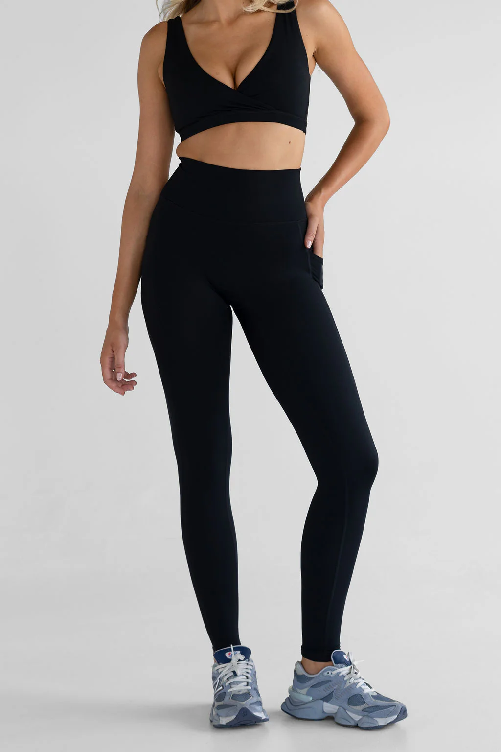 SCULPT Pocket Full Length Leggings - Black - Image 2