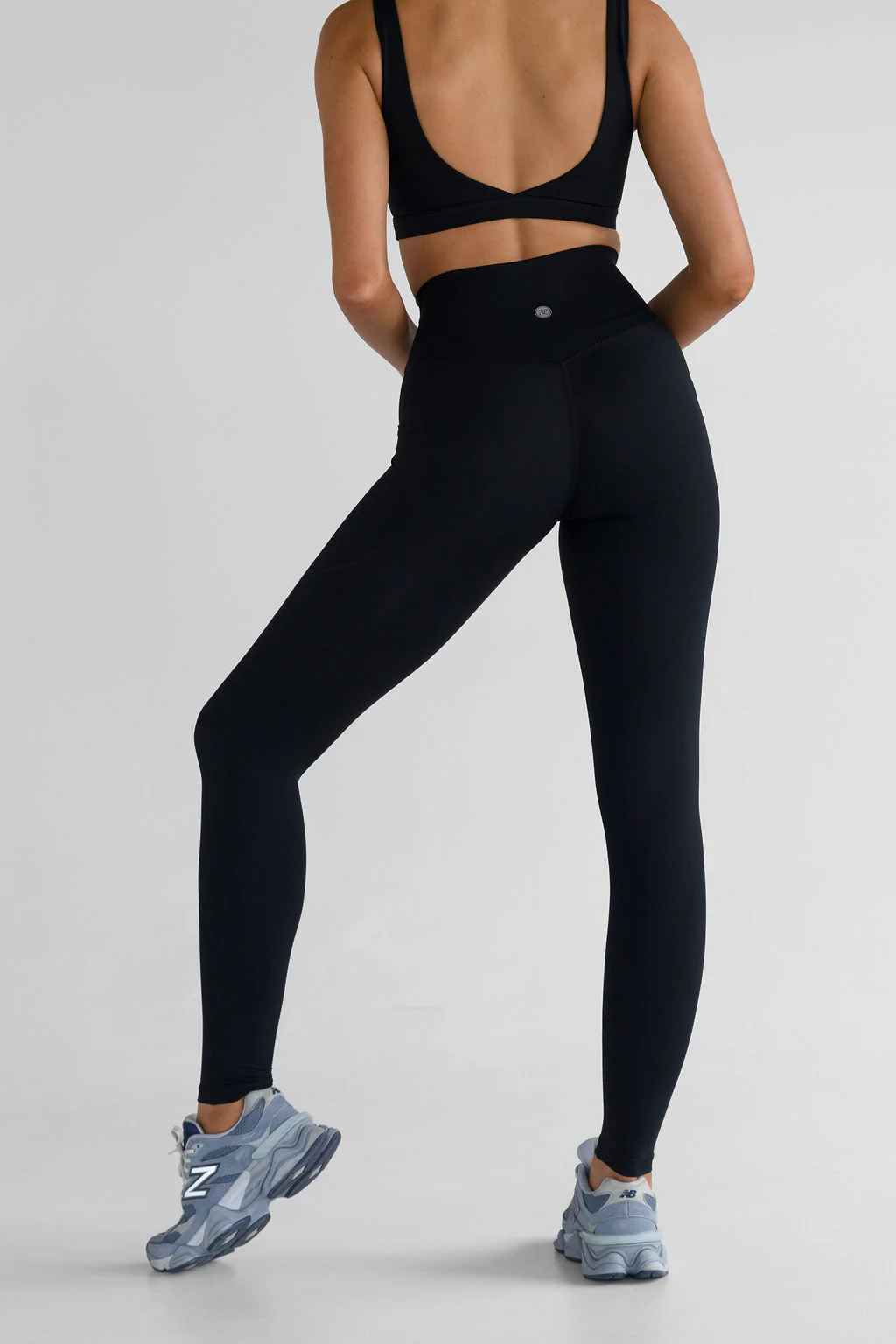SCULPT Pocket Full Length Leggings - Black - Image 5