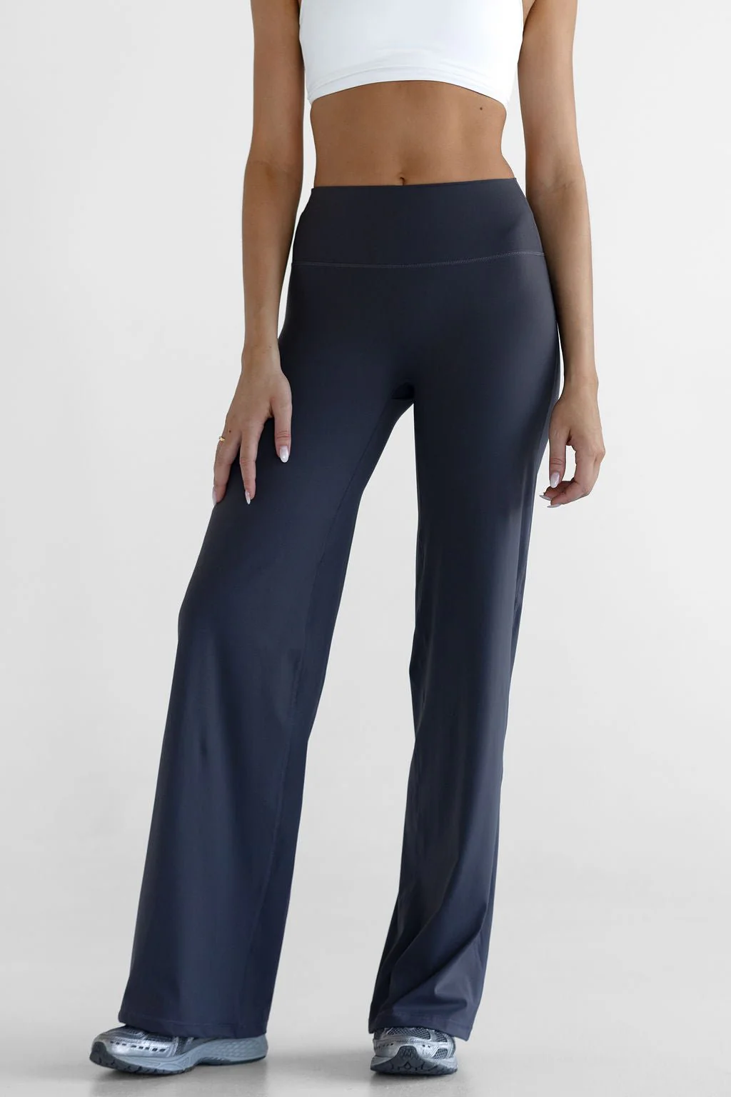 Sculpt Wide Leg Pants - Ash - Image 3
