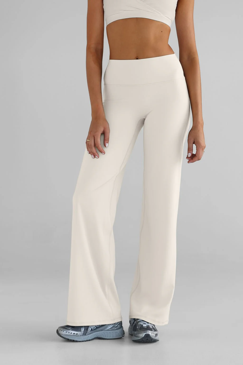 Sculpt Wide Leg Pants - French Vanilla - Image 6