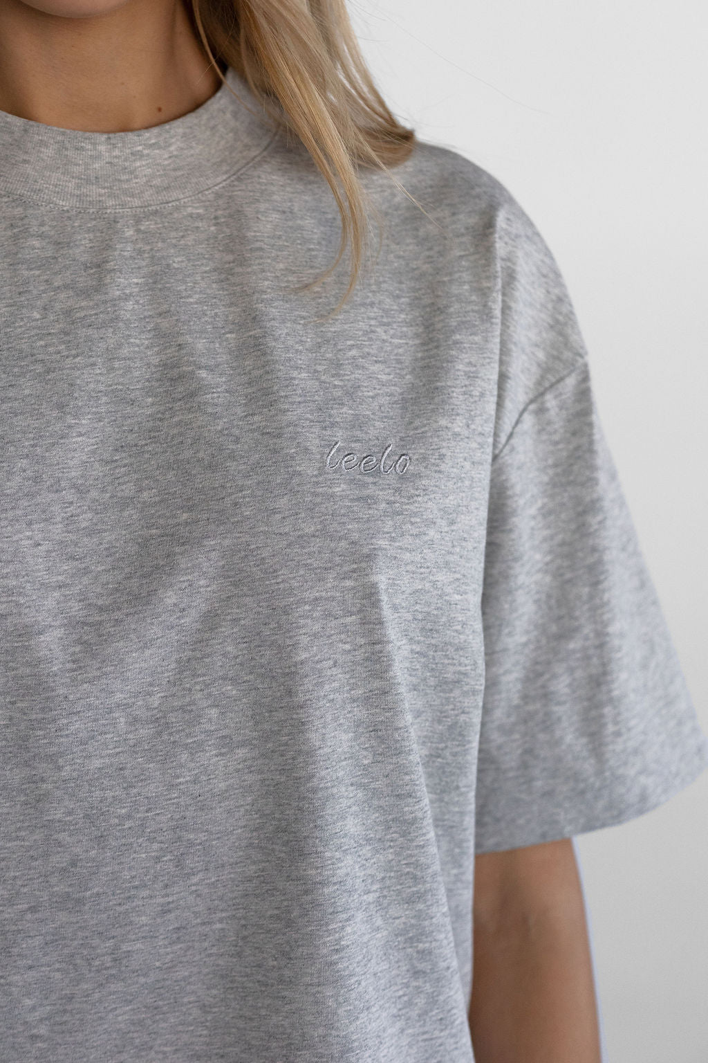 Signature Boyfriend Tee - Heather Grey - Image 3