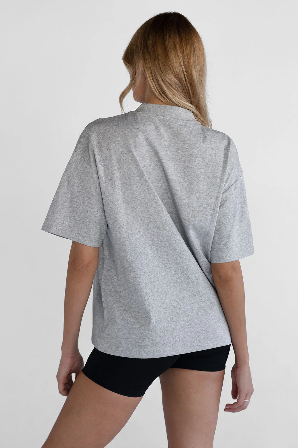 Signature Boyfriend Tee - Heather Grey - Image 6