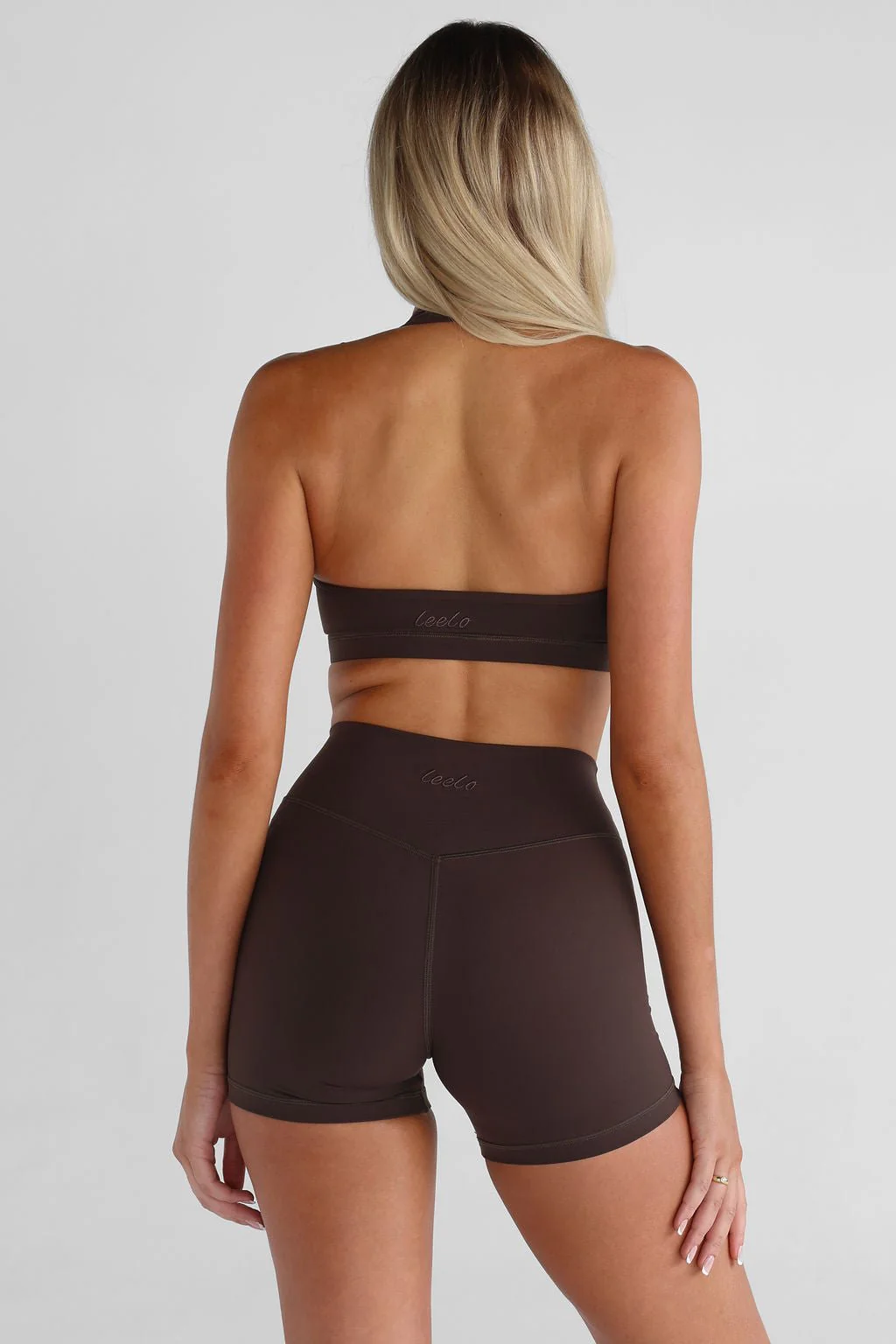 Signature Halter Neck Crop - Mocha - Image 4