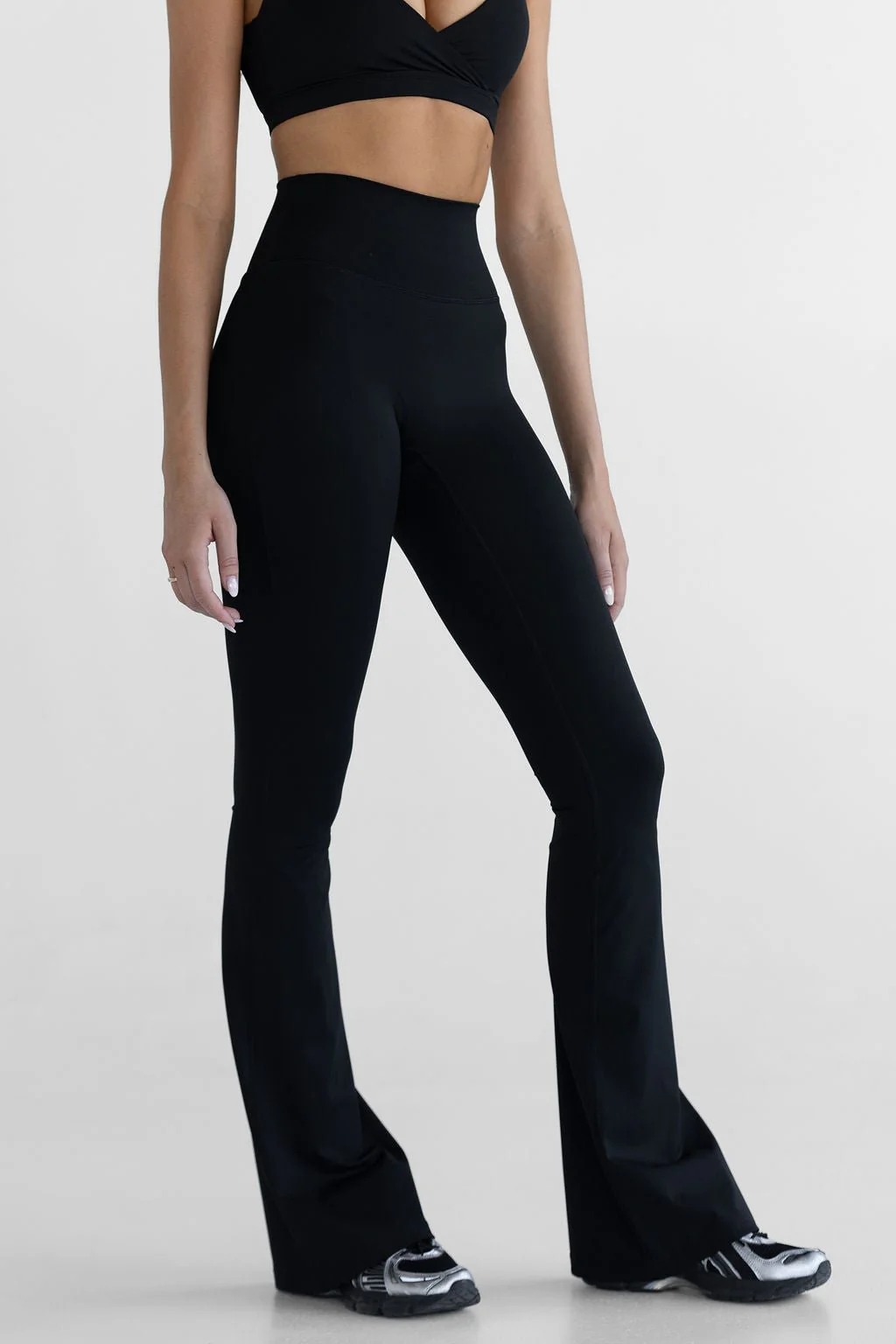 TALL Sculpt Flare Leggings - Black - Image 3