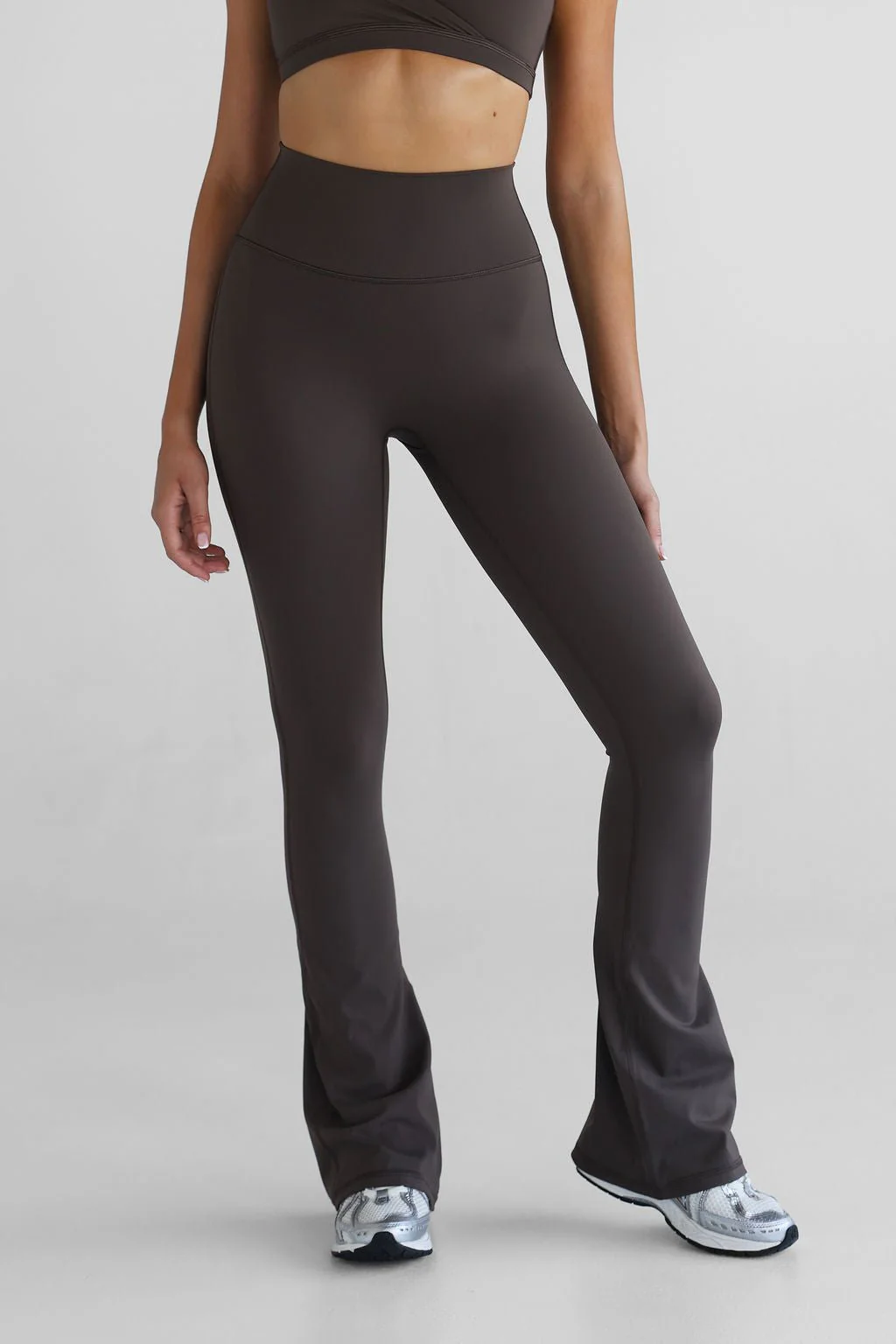 SCULPT Flare Leggings - Dark Chocolate - Image 6