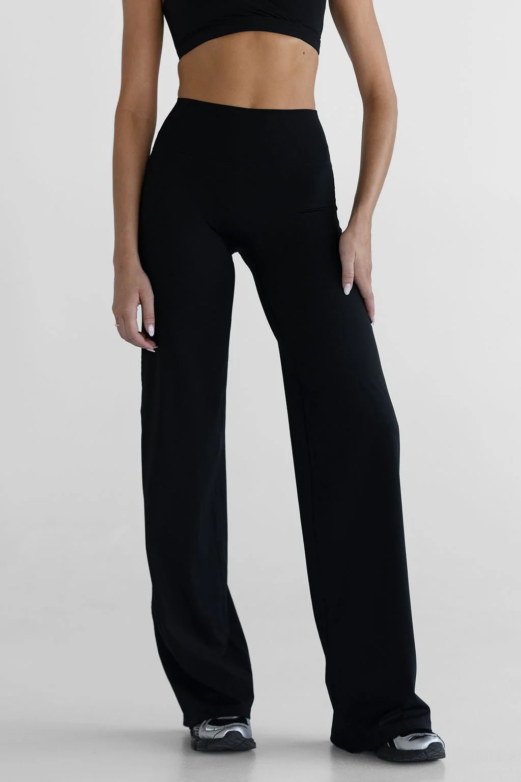 TALL Sculpt Wide Leg Pants - Black - Image 2