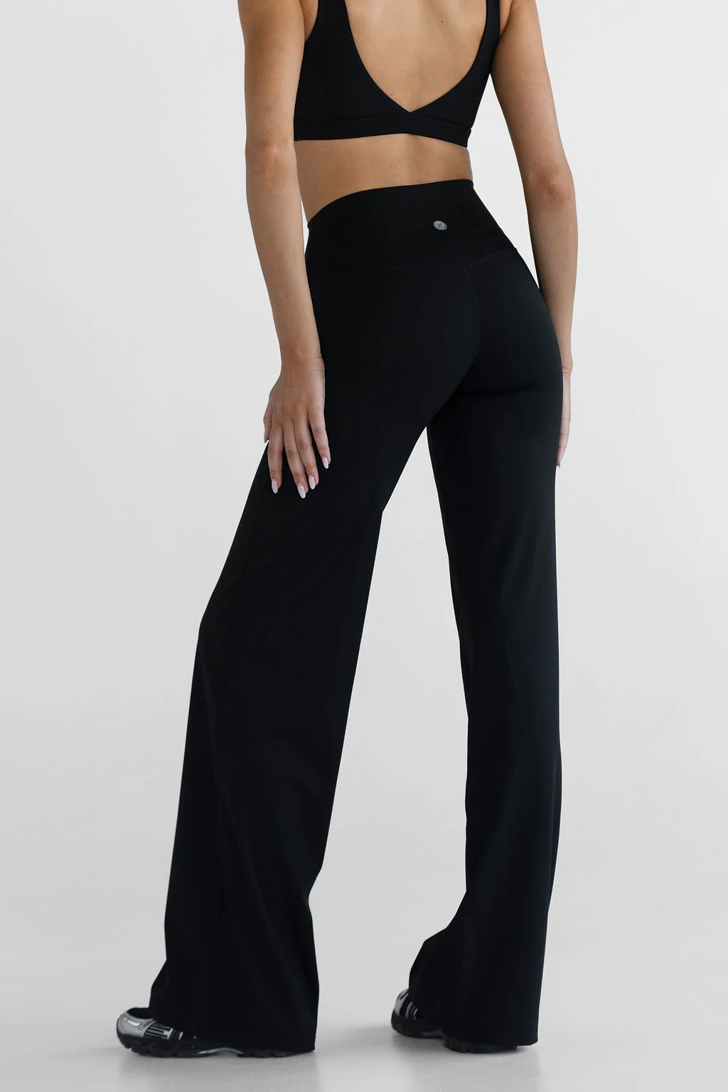 TALL Sculpt Wide Leg Pants - Black - Image 4