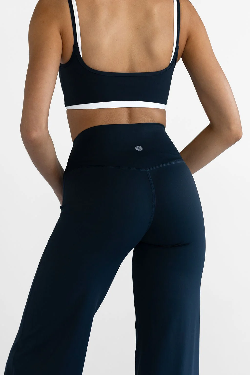 Sculpt Wide Leg Pants - Navy - Image 2