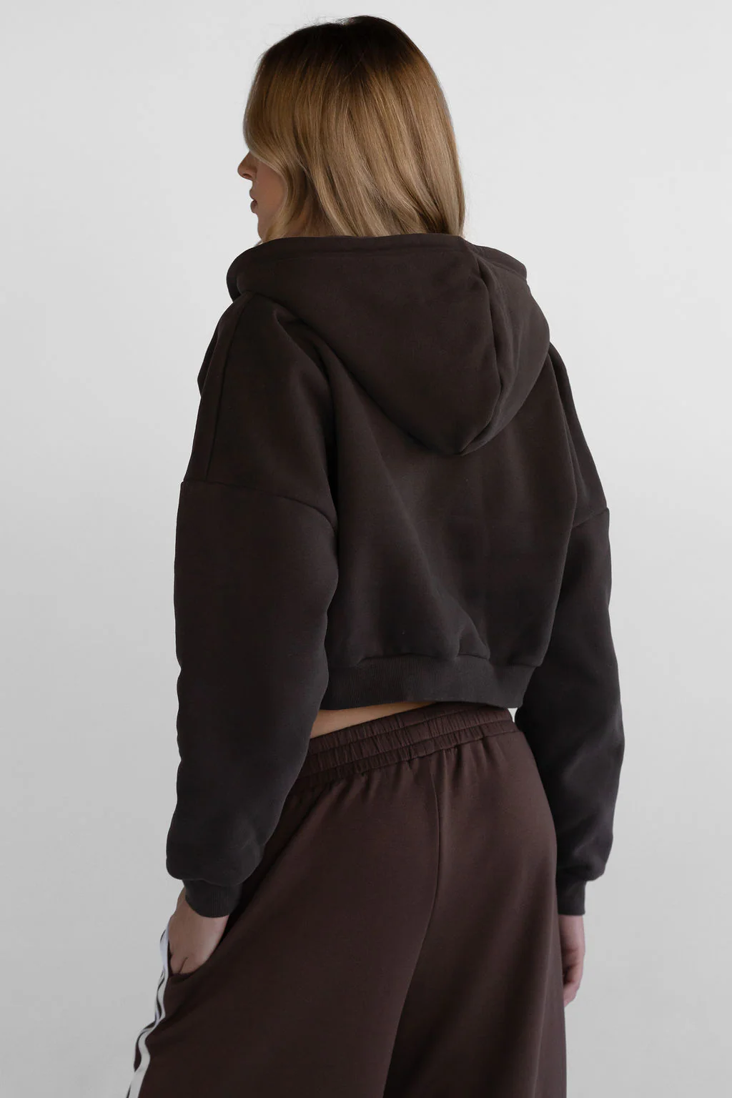 Zip Hoodie - Dark Chocolate - Image 7